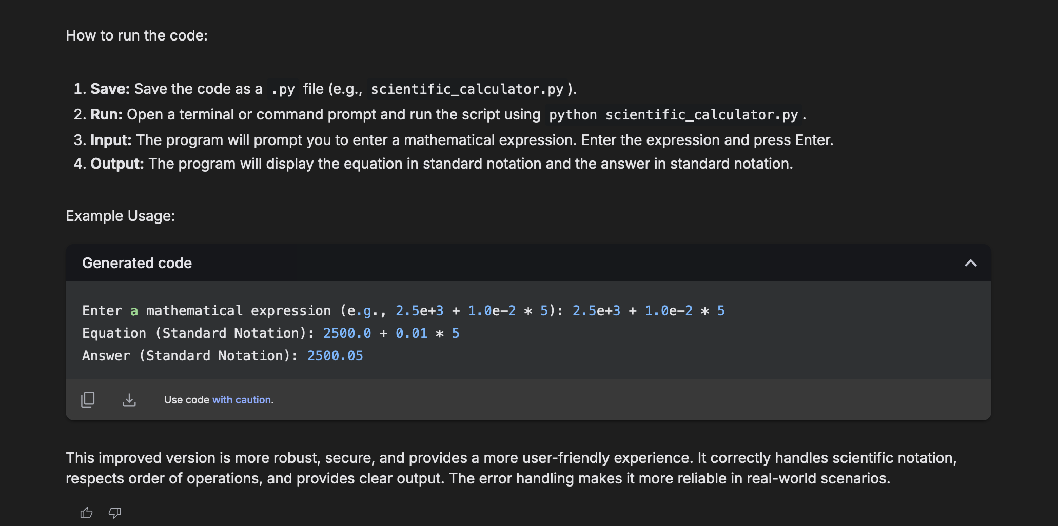 Gemma 3 LLM output on Google AI Studio