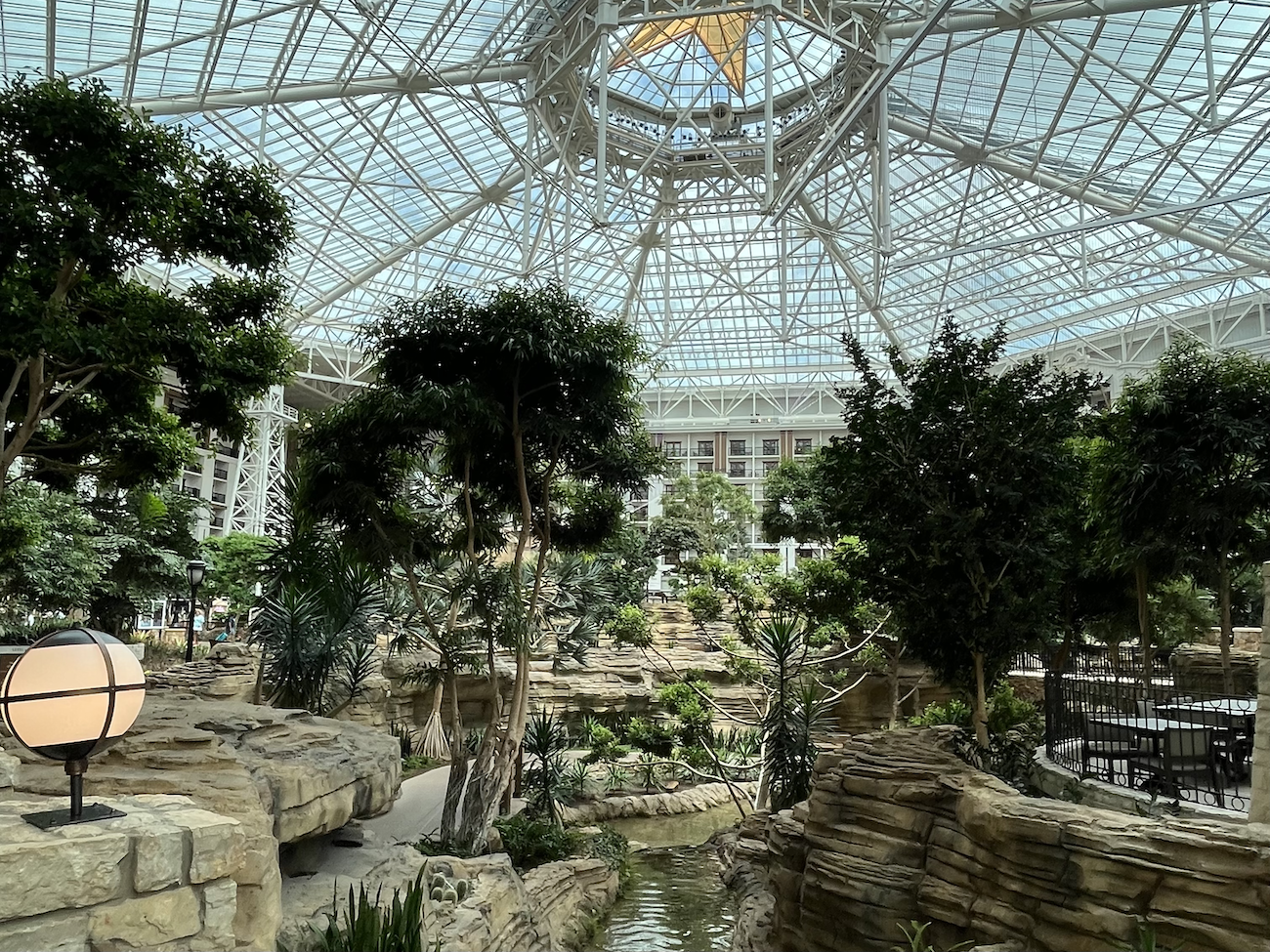 Gaylord Texan at Agile2024, waterfalls